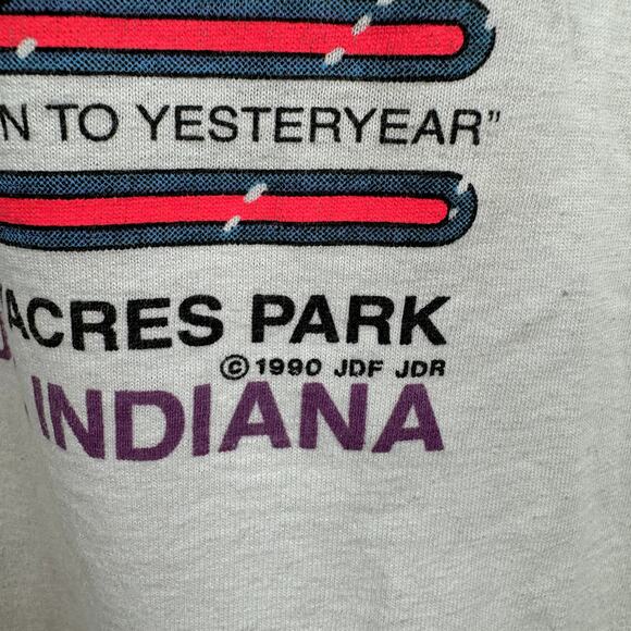 Vintage James Dean Shirt Size XL White Single Stitch Memorial Rod Run 1990 USA - Picture 5 of 9